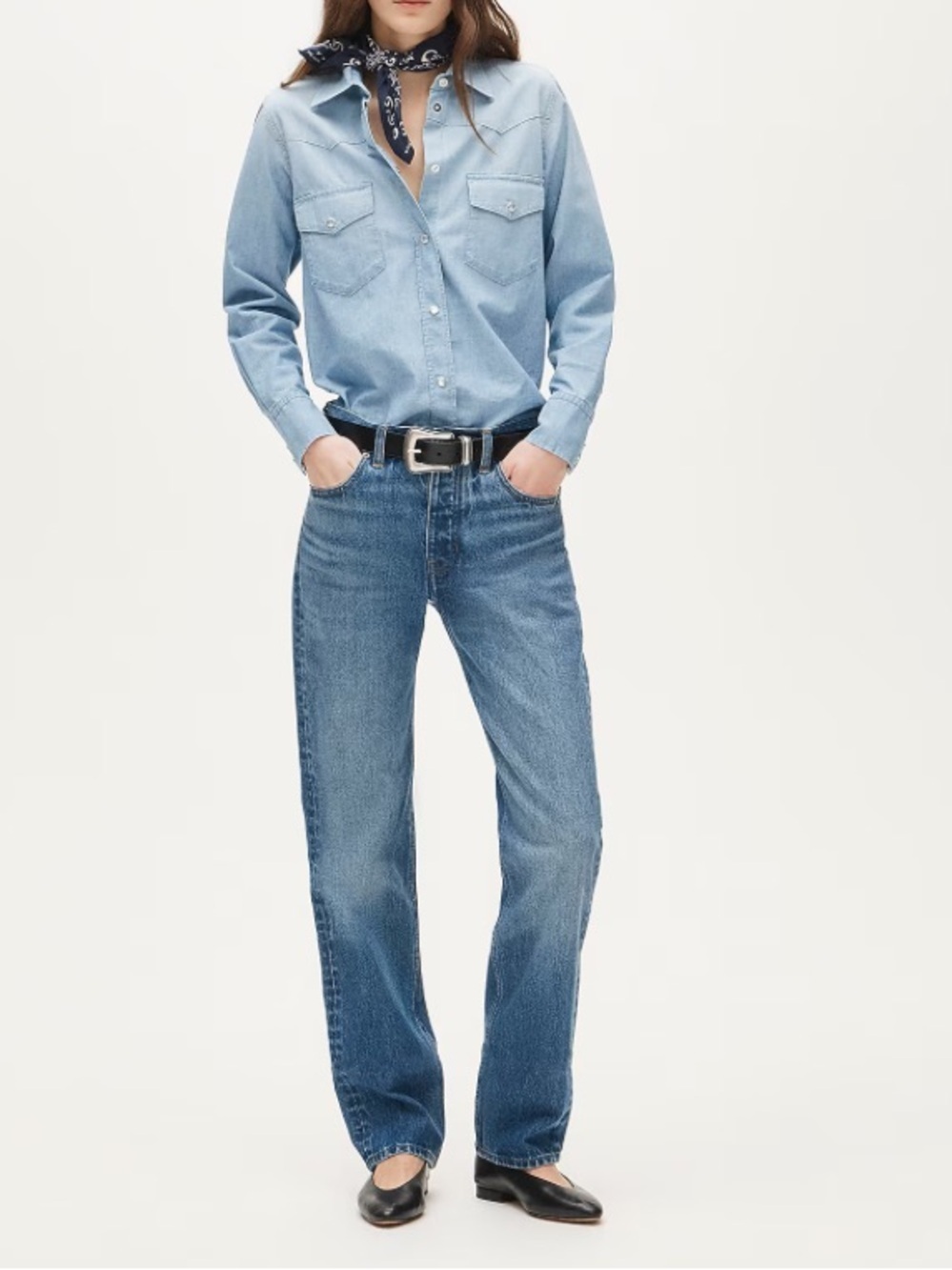 J crew woodside wash Western straight jean
Item CS149